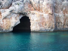 Blå Grotte, også kjent som Pirat-grotta